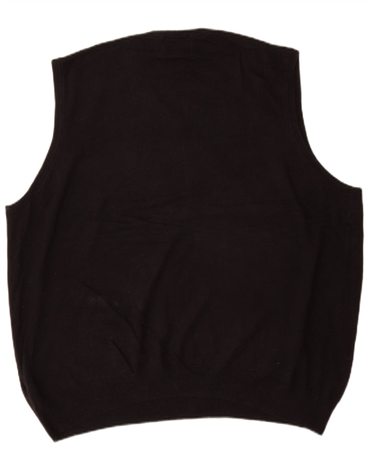 Marks & Spencer Camiseta sin mangas para hombre XL Algodón negro