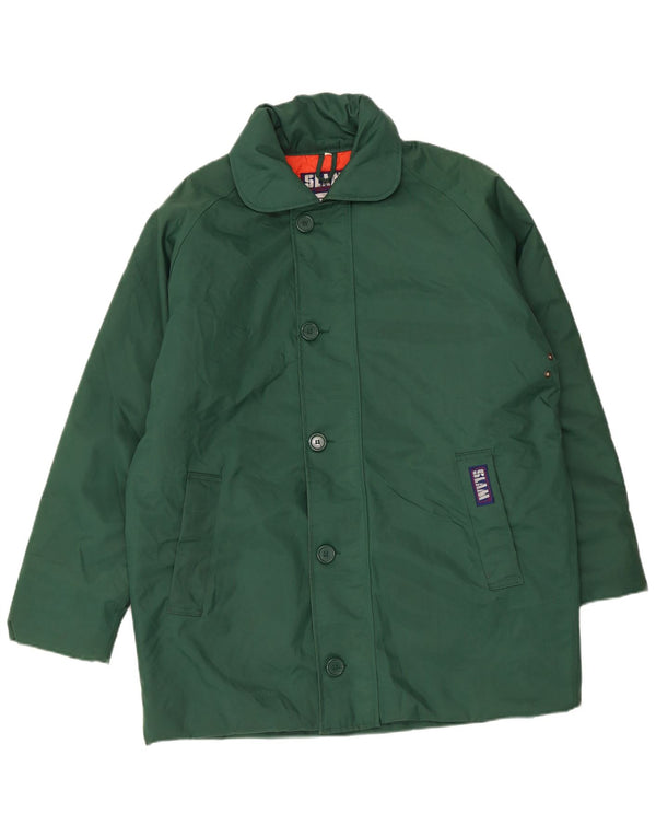 Slam Abrigo acolchado para hombre UK 38 Nylon verde medio