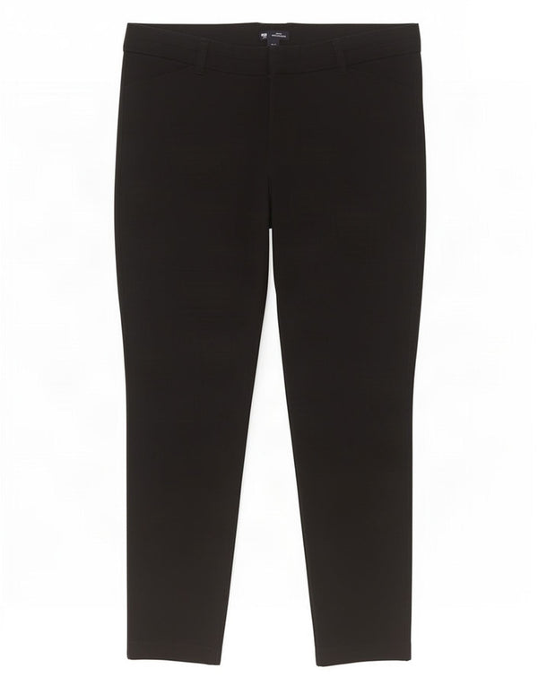 Gap Pantalones Casuales Slim para Mujer UK 18 XL W36 L28 Algodón Negro