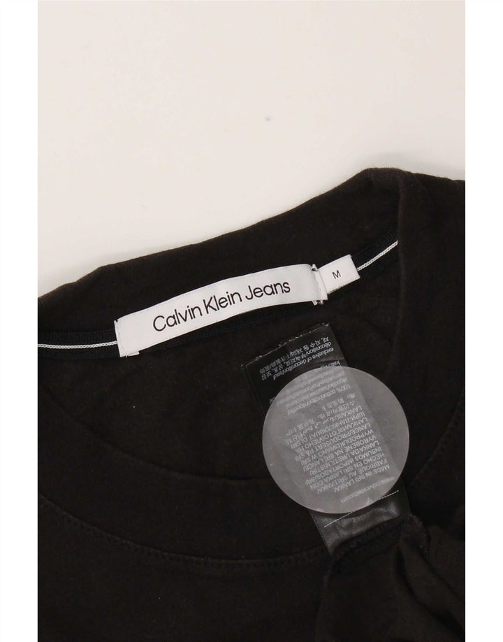 Calvin Klein Jeans - Camiseta para hombre, talla mediana, algodón negro