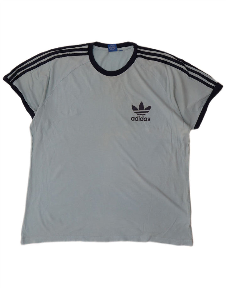 Adidas Hombre Camiseta Top XL Azul