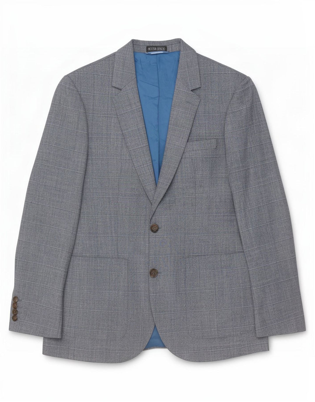 Marks & Spencer Chaqueta tipo blazer de 2 botones para hombre UK 38 Medium Blue Check