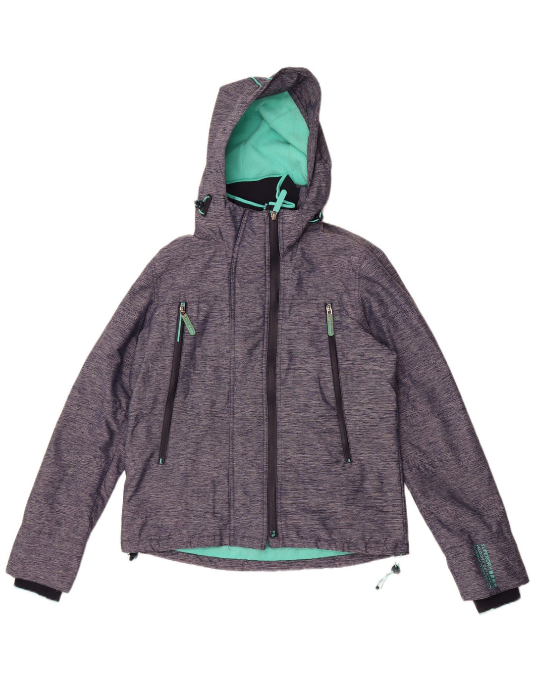 Superdry Chaqueta cortavientos Windcheater para mujer, talla 40, talla M, azul marino