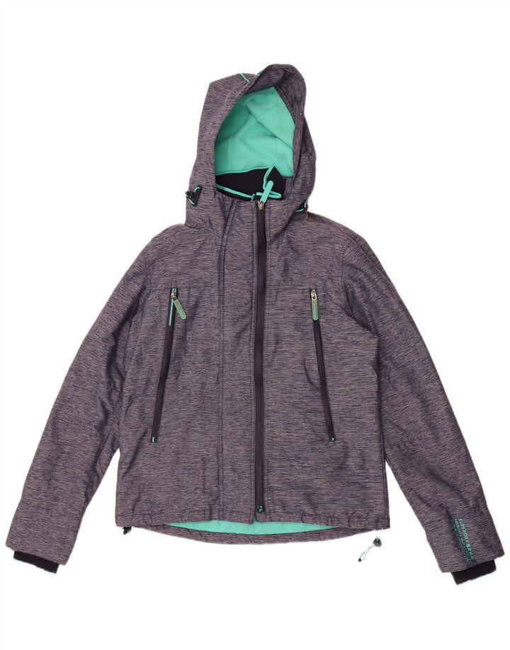 Superdry Chaqueta cortavientos Windcheater para mujer, talla 40, talla M, azul marino
