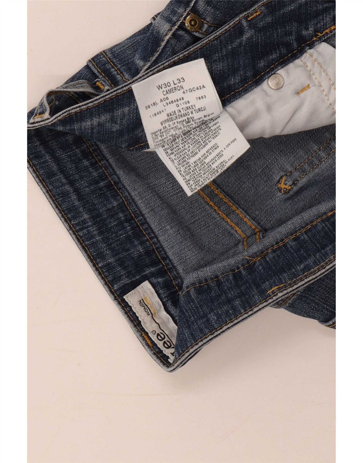 Lee Cameron - Shorts vaqueros para mujer W30 de algodón azul medio
