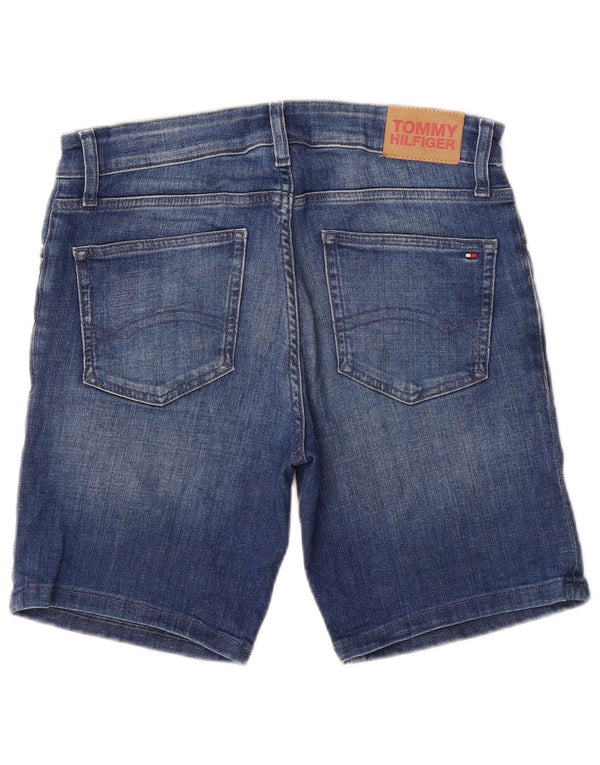 Tommy Hilfiger Pantalones cortos vaqueros para niñas 15-16 años W28 Algodón azul