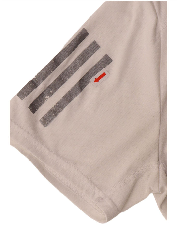Adidas Hombre Camiseta Top Small Blanco Poliéster