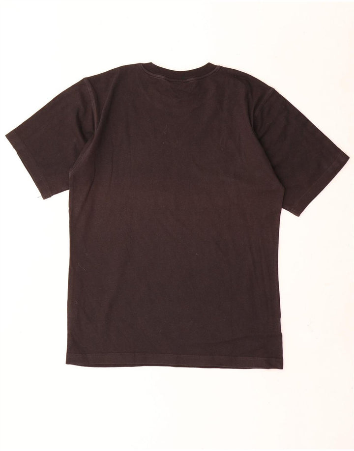 Adidas - Camiseta para hombre, talla pequeña, algodón negro