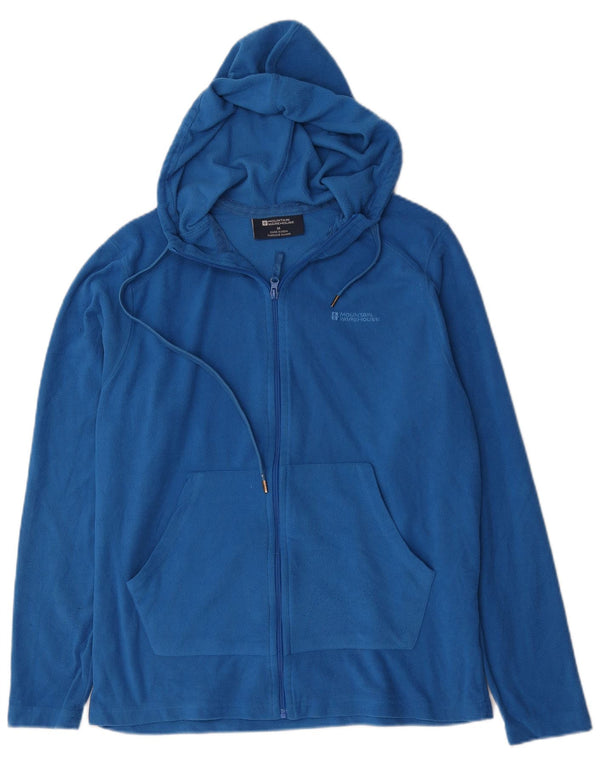 Mountain Warehouse Chaqueta polar con capucha para hombre UK 38 Poliéster azul medio