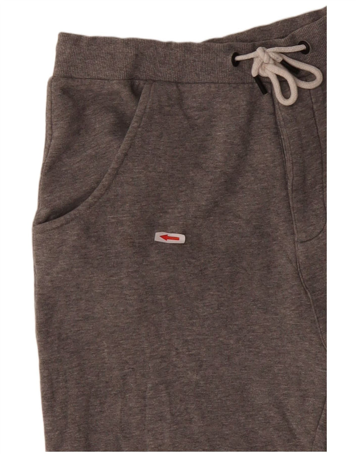 Jack & Jones Pantalones cortos deportivos para hombre de algodón gris grande