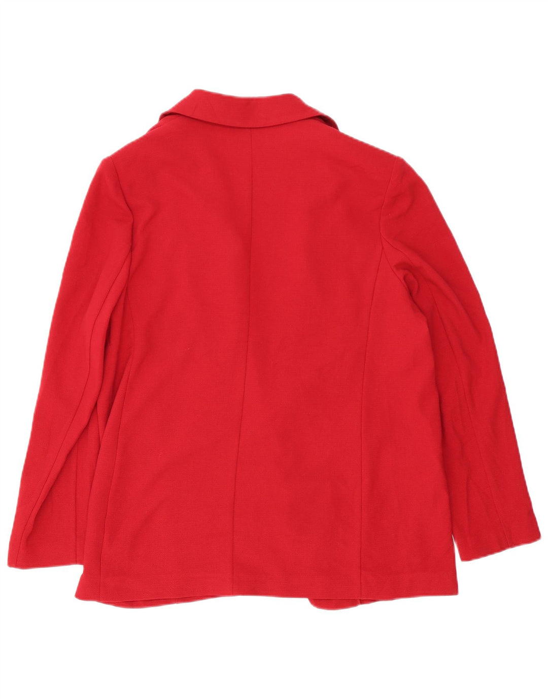 Marks & Spencer Chaqueta tipo blazer abierta para mujer UK 46 Grande Poliéster rojo