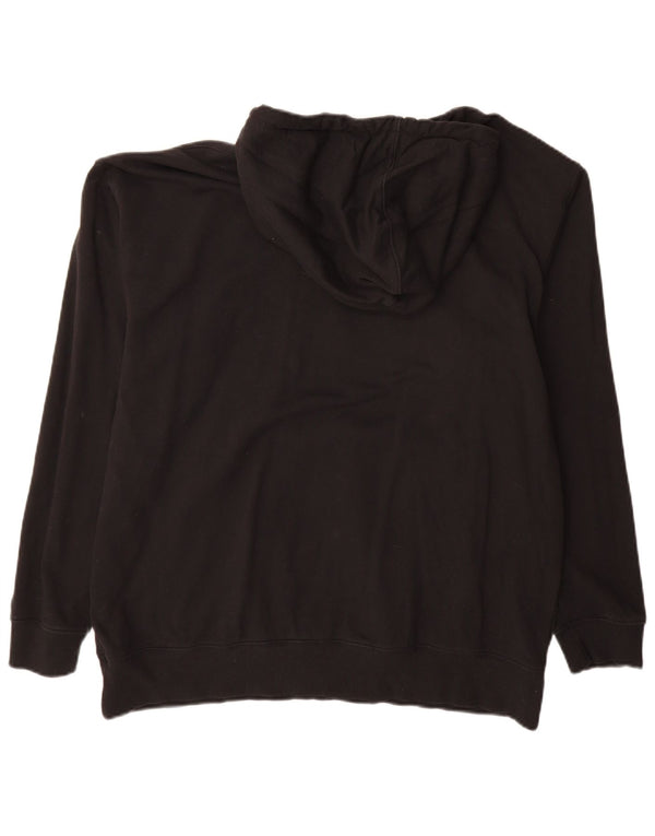 ADIDAS Mens Deutscher Fussball Bund Graphic Sudadera con capucha Jumper Grande Negro