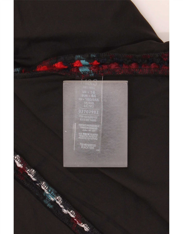 Marks & Spencer Minifalda para mujer UK 46 Large W34 Cuadros multicolores