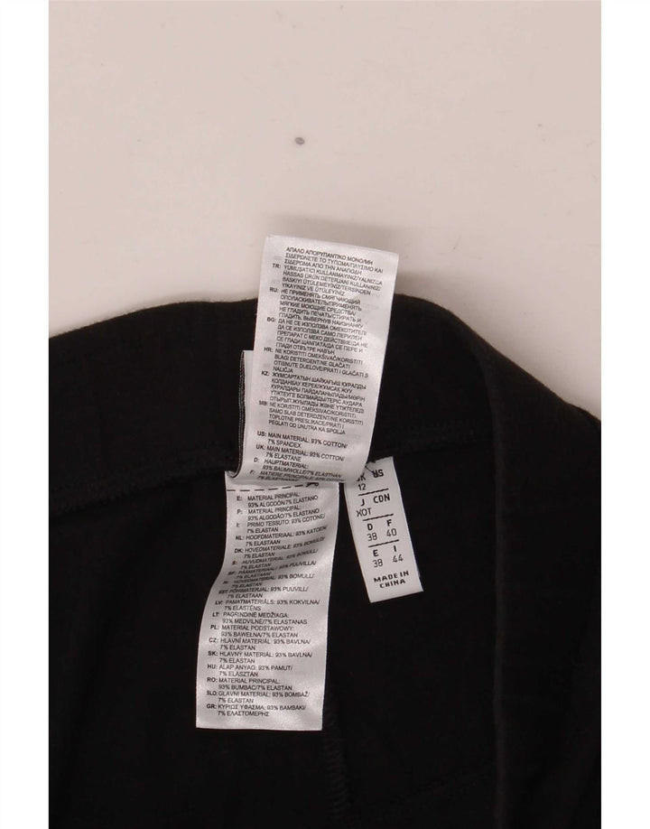 Adidas Leggings gráficos para mujer Reino Unido 12 Algodón negro mediano