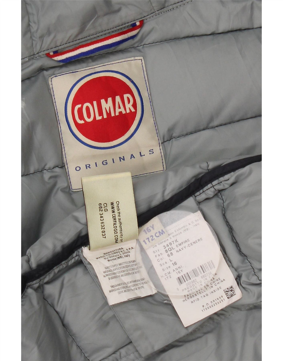 COLMAR Cazadora acolchada con capucha Niño 15-16 años Azul Marino Poliéster