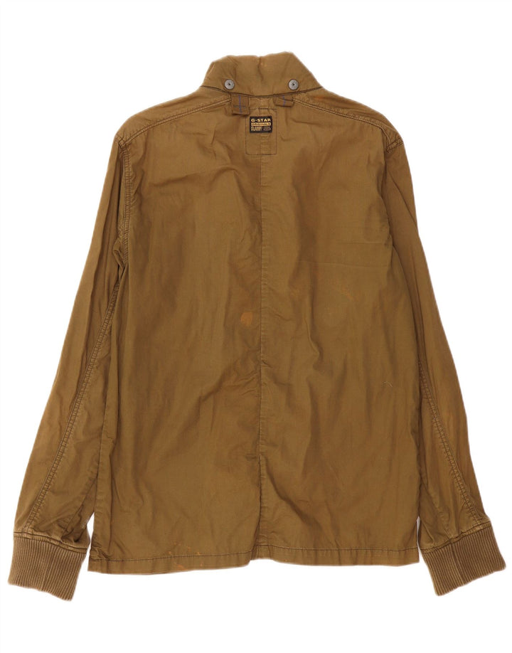 G-STAR Chaqueta utilitaria para hombre UK 40 Large Algodón caqui
