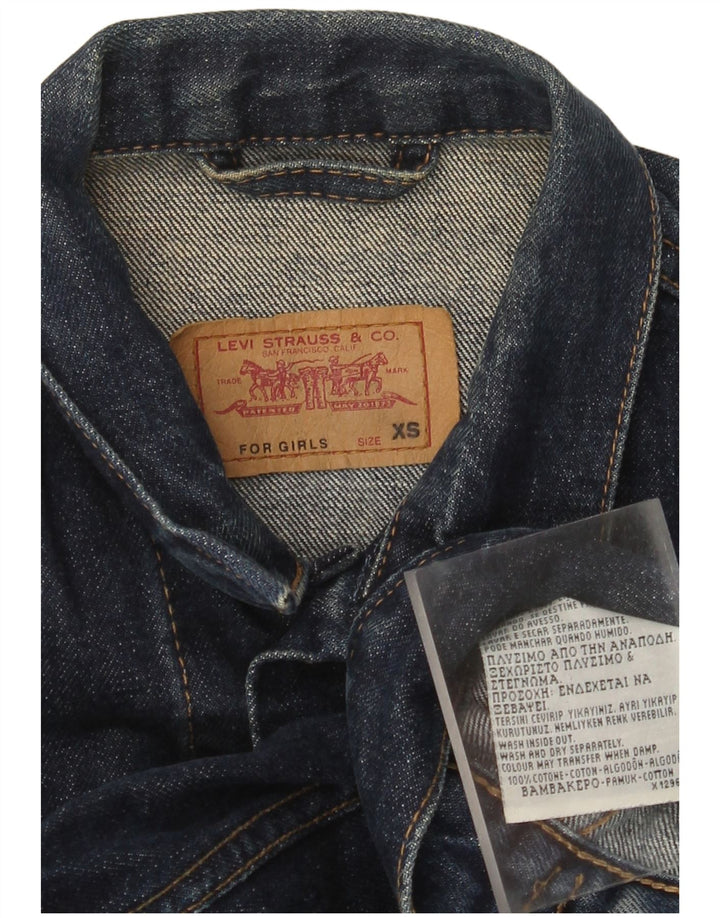 Levi's Chaqueta Vaquera Niña 7-8 Años XS Azul Marino Algodón