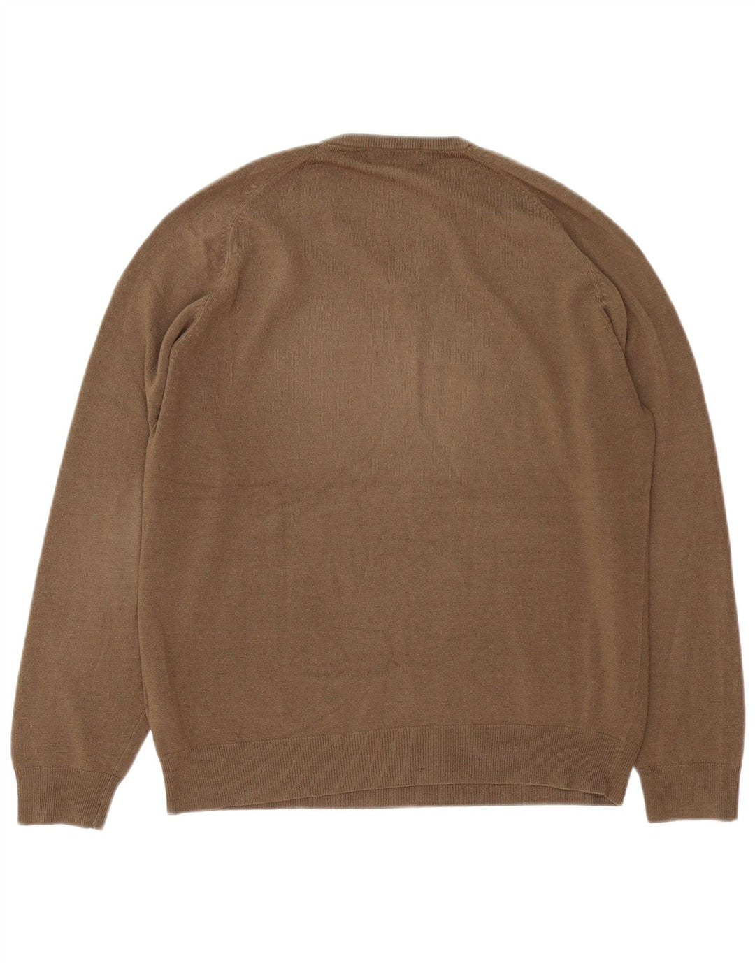 Marks & Spencer Jersey con Cuello en V Azul Harbour para Hombre Marrón Medio