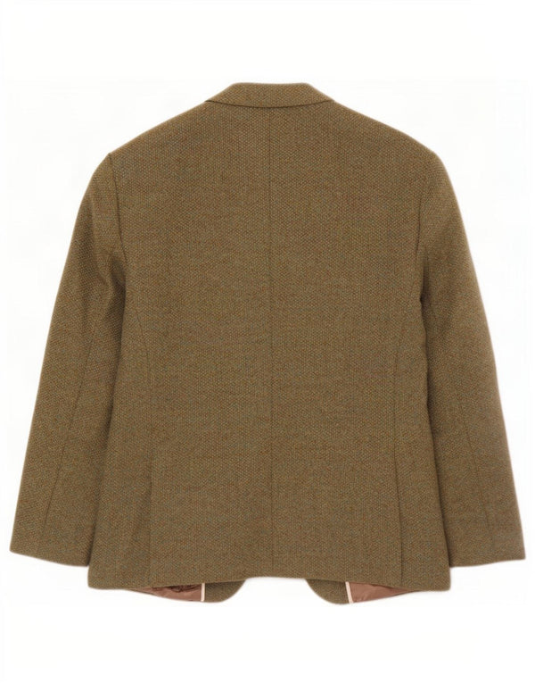 Marks & Spencer Mens 2 Button Regular Fit Blazer Jacket UK 38 Medium Khaki