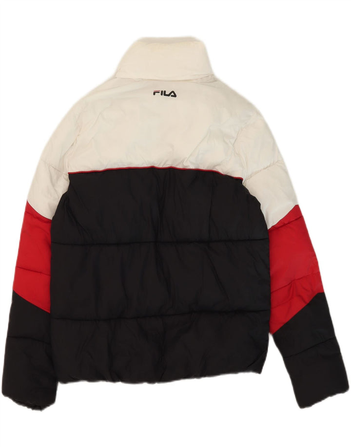 Fila Chaqueta acolchada con capucha para niño 13-14 años Nylon multicolor