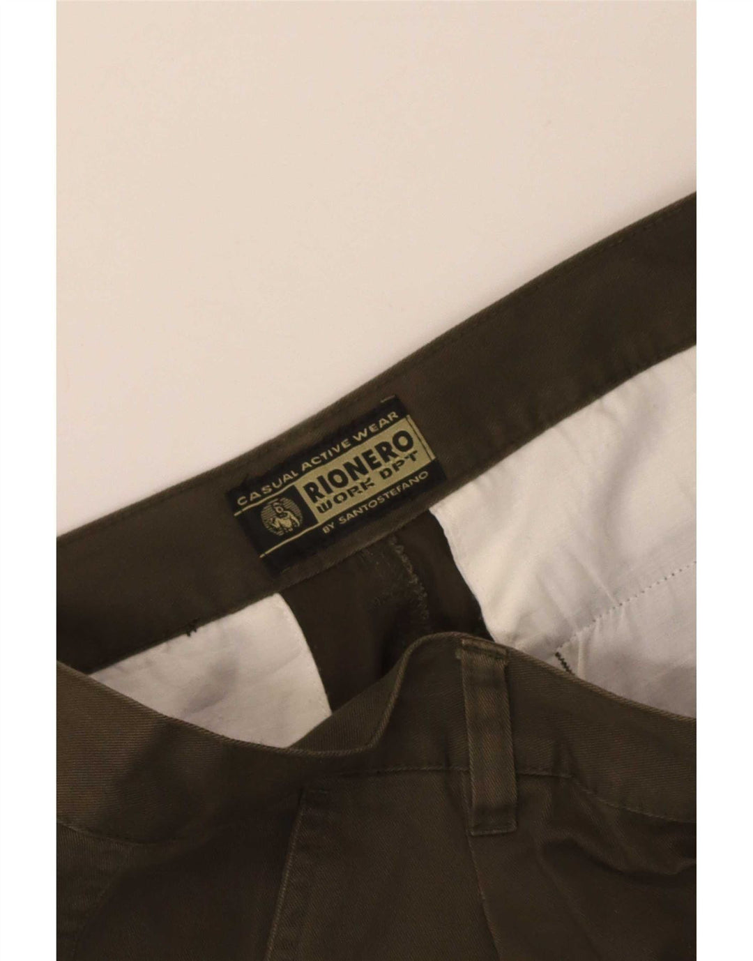 Rionero Mens By Santostefano Shorts Cargo W32 Verde Medio