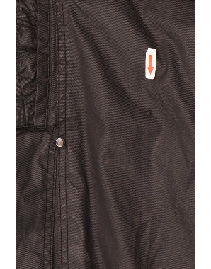 KHUJO Gabardina de Mujer ES 40 XL Poliéster Negro
