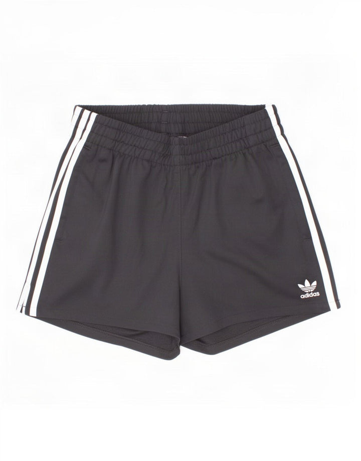 Adidas Pantalones cortos deportivos para mujer UK 8 Small Poliéster negro