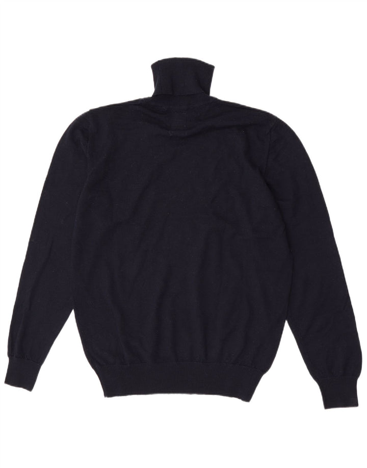 Murphy & Nye Suéter tipo jersey con cuello vuelto y ajuste regular para mujer XL Azul marino
