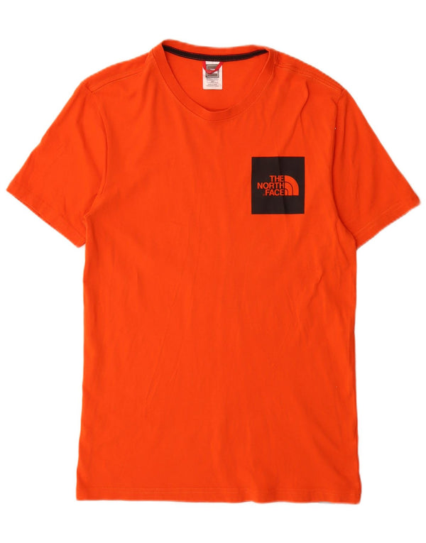 The North Face Camiseta gráfica para hombre Top Small Naranja Algodón