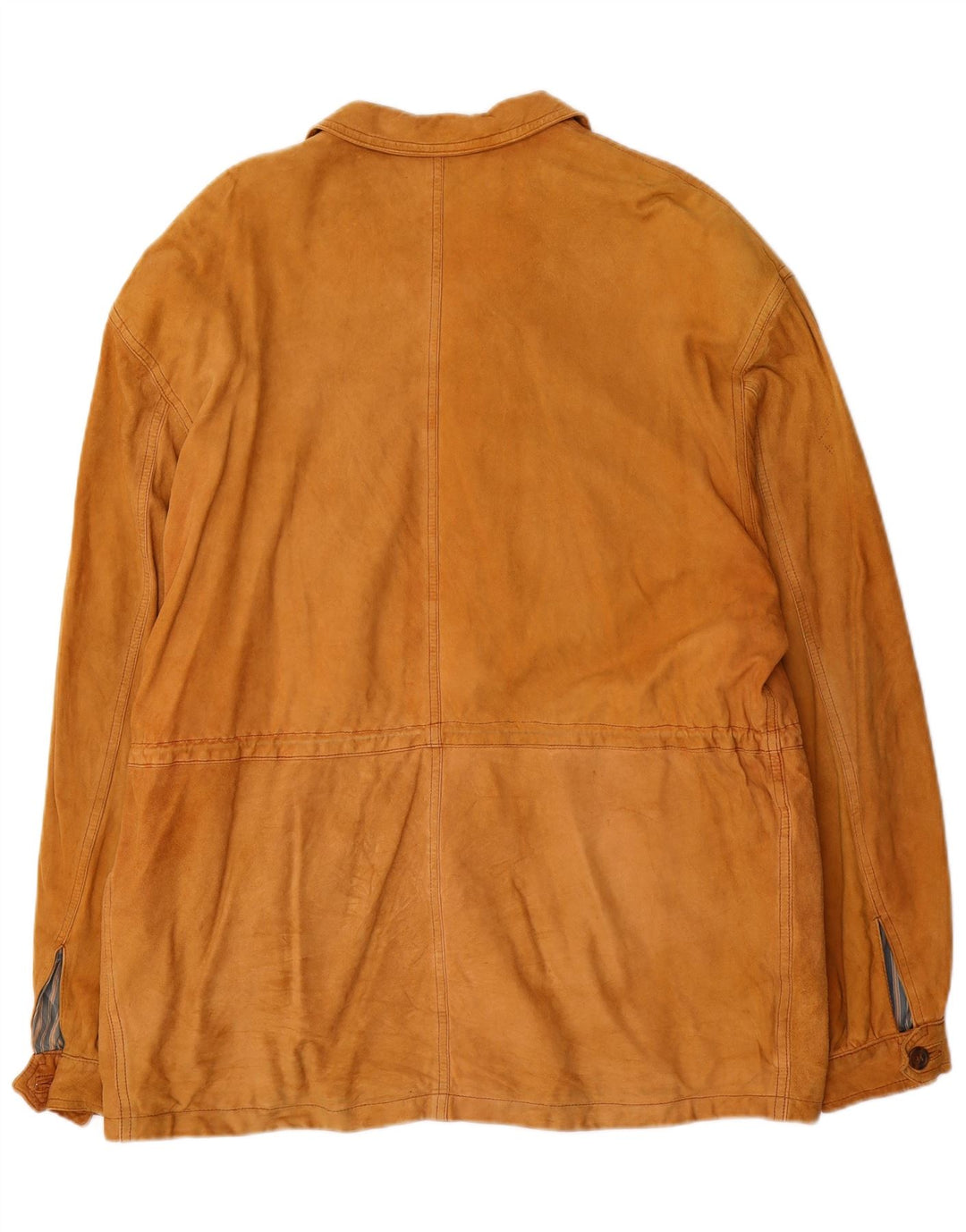 Diana Chaqueta utilitaria de ante para hombre IT 52 XL Cuero beige