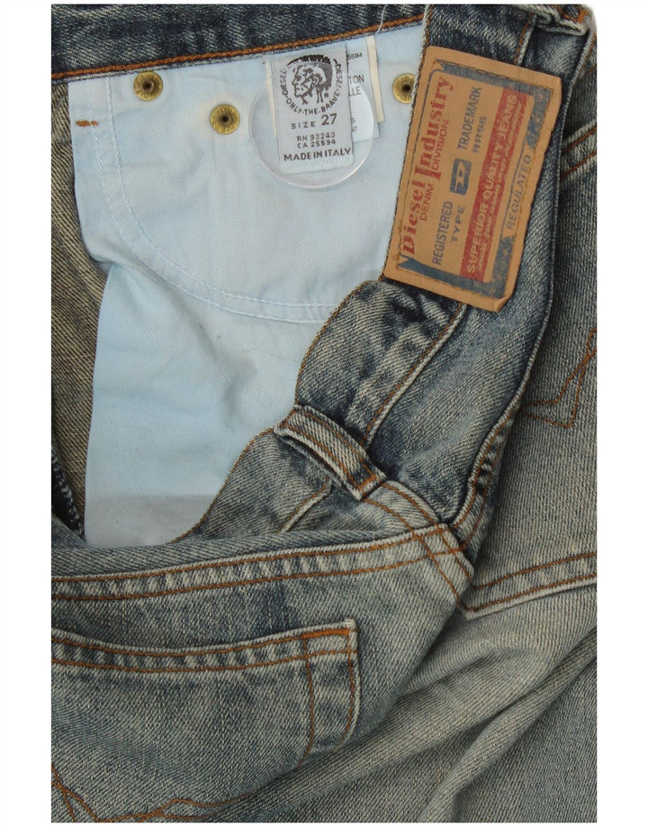 Vaqueros Diesel Mujer Rectos W27 L31 Algodón Azul