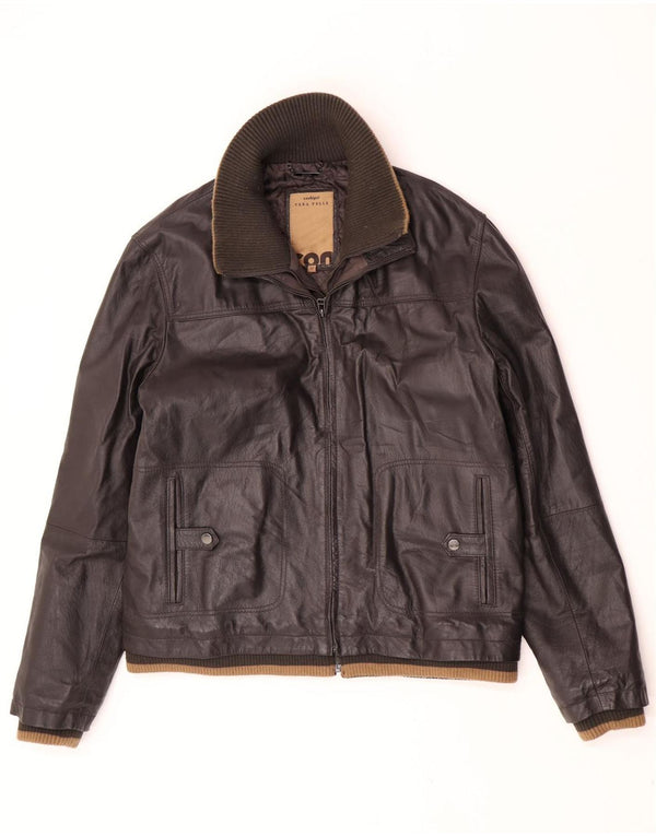 Conbipel Chaqueta De Cuero Hombre IT 52 XL Cuero Marrón