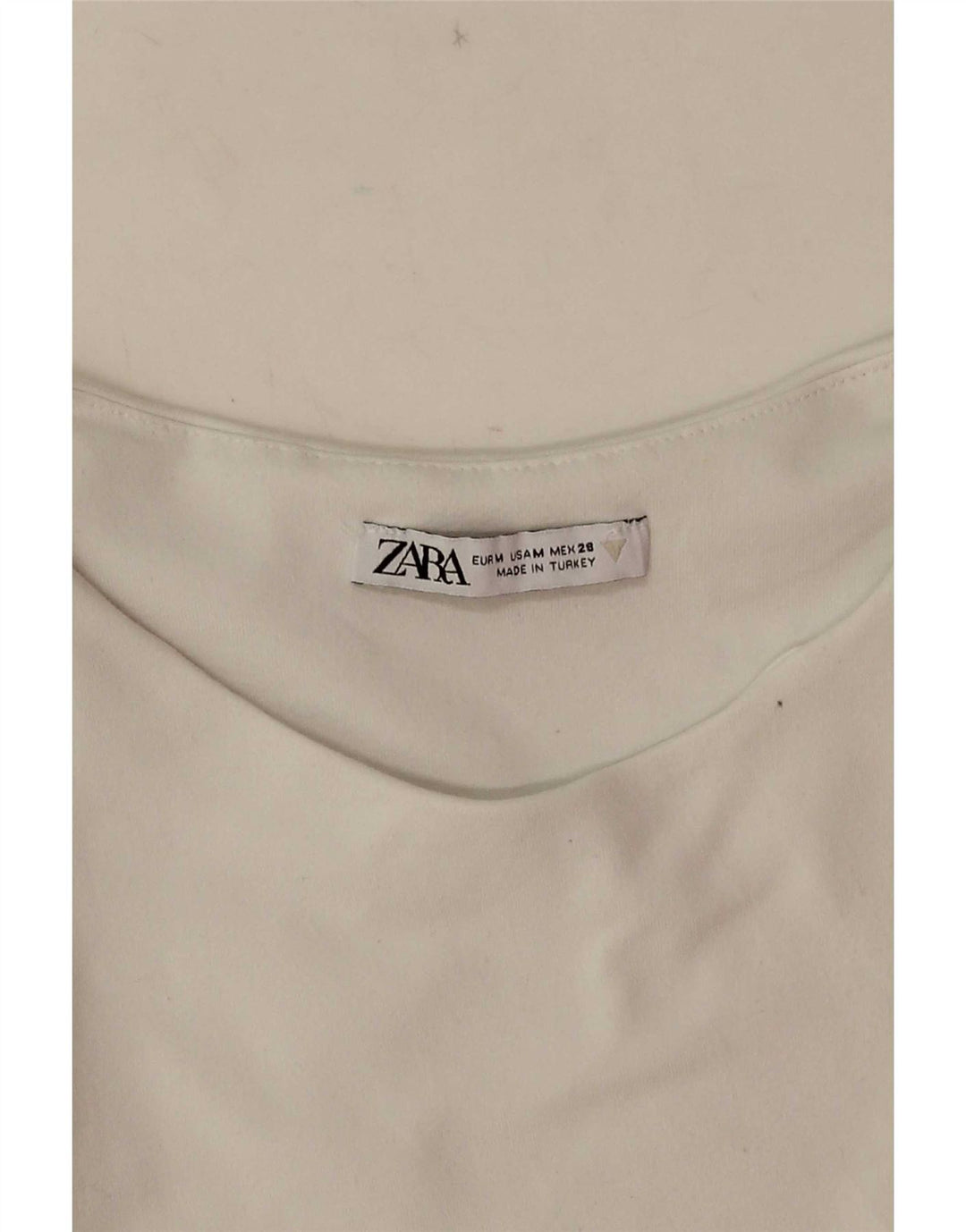 Zara Body Sin Mangas Mujer UK 42 Medium Blanco