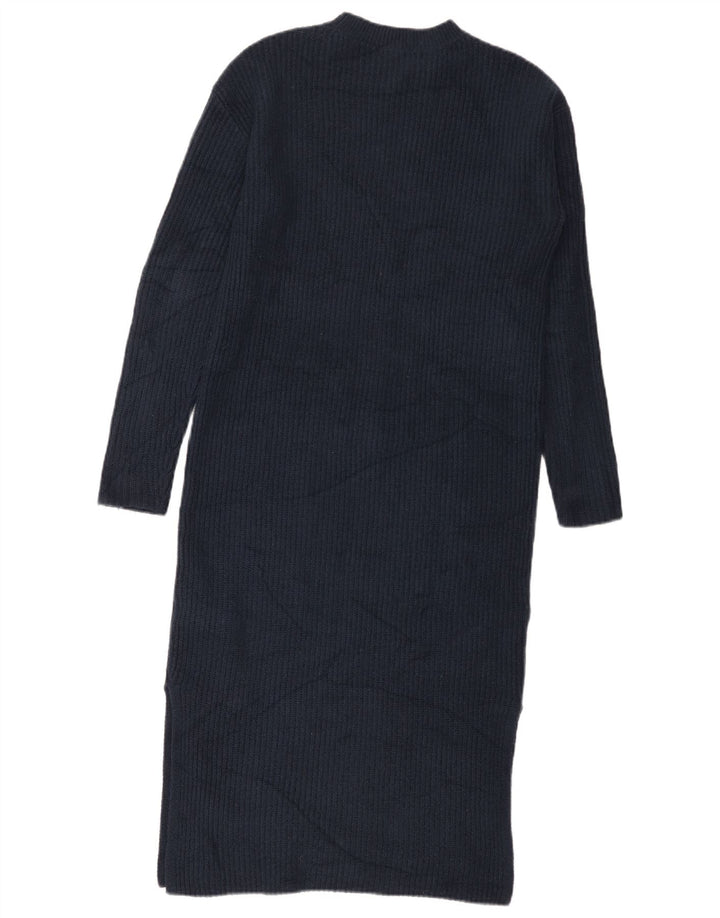 Marks & Spencer Vestido tipo jersey de manga larga para mujer Pequeño Poliéster azul marino