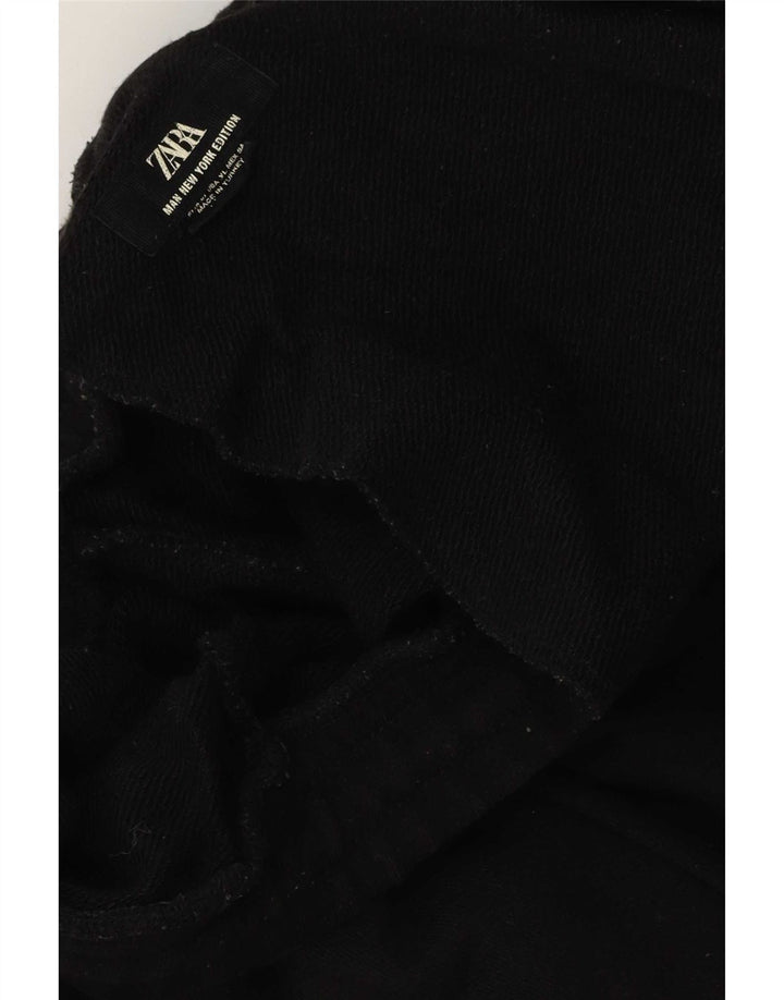 Zara Hombre Pantalón Chándal XL Negro