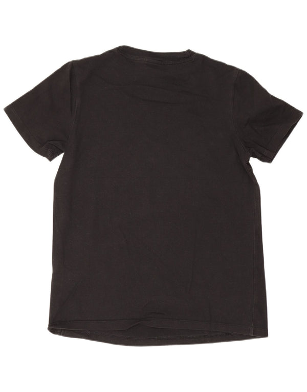 Adidas Camiseta gráfica para mujer Top UK 10 Small Black Cotton