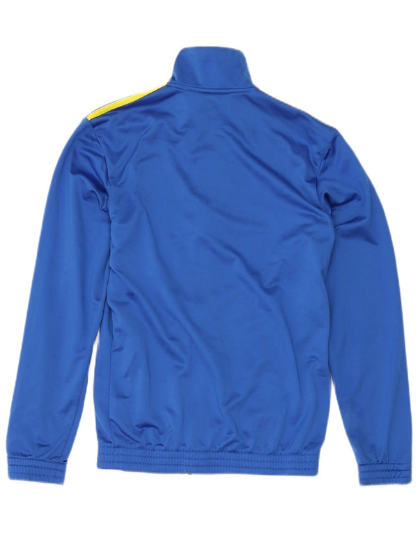 Adidas - Chaqueta de chándal para hombre, talla 36/38, poliéster azul pequeño