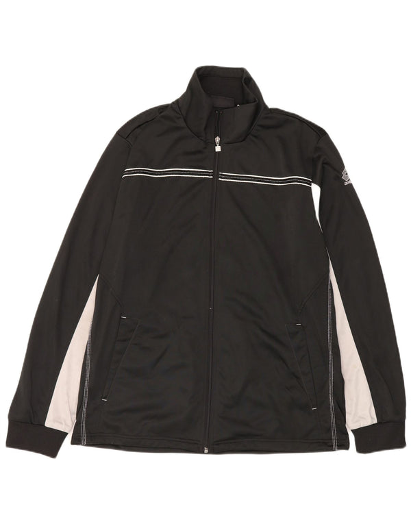 Lotto Hombre Chándal Top Chaqueta XL Negro Poliéster