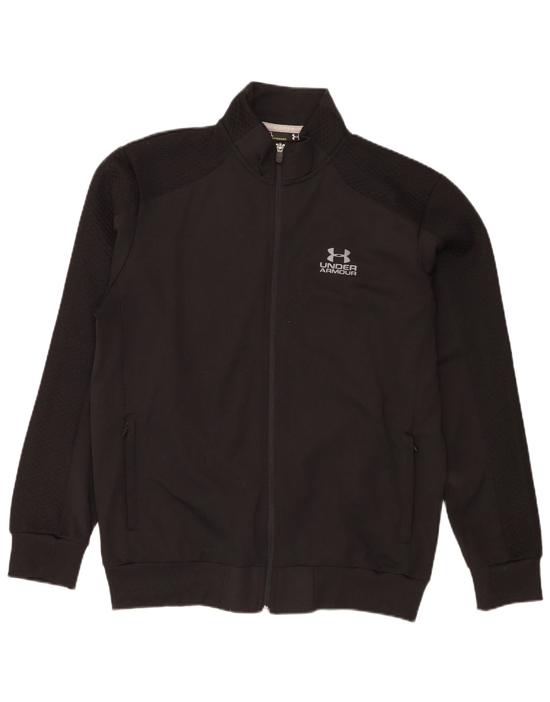 Under Armour Chaqueta de chándal para hombre XL Poliéster negro