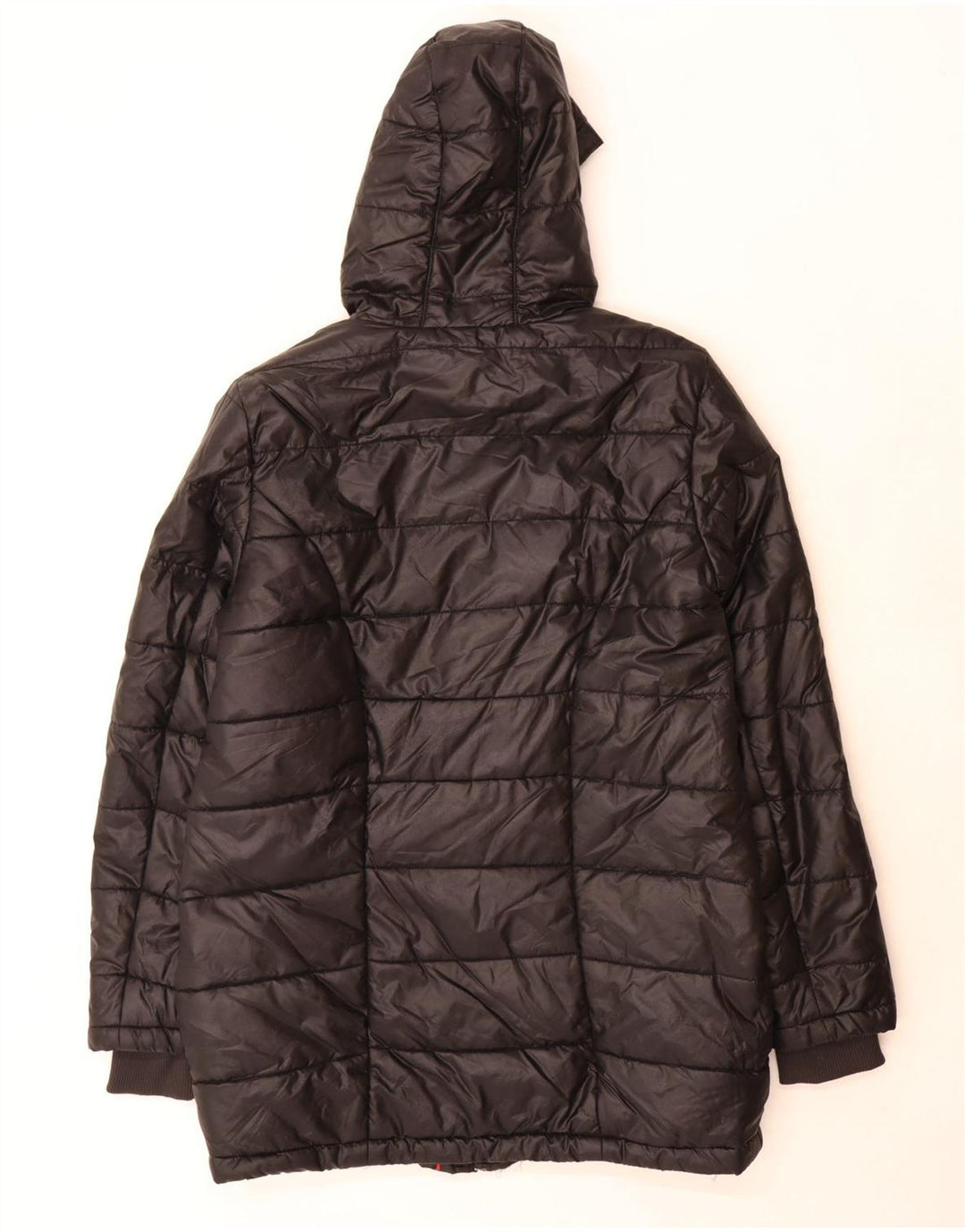 Puma Abrigo acolchado con capucha para mujer UK 18 XL Negro