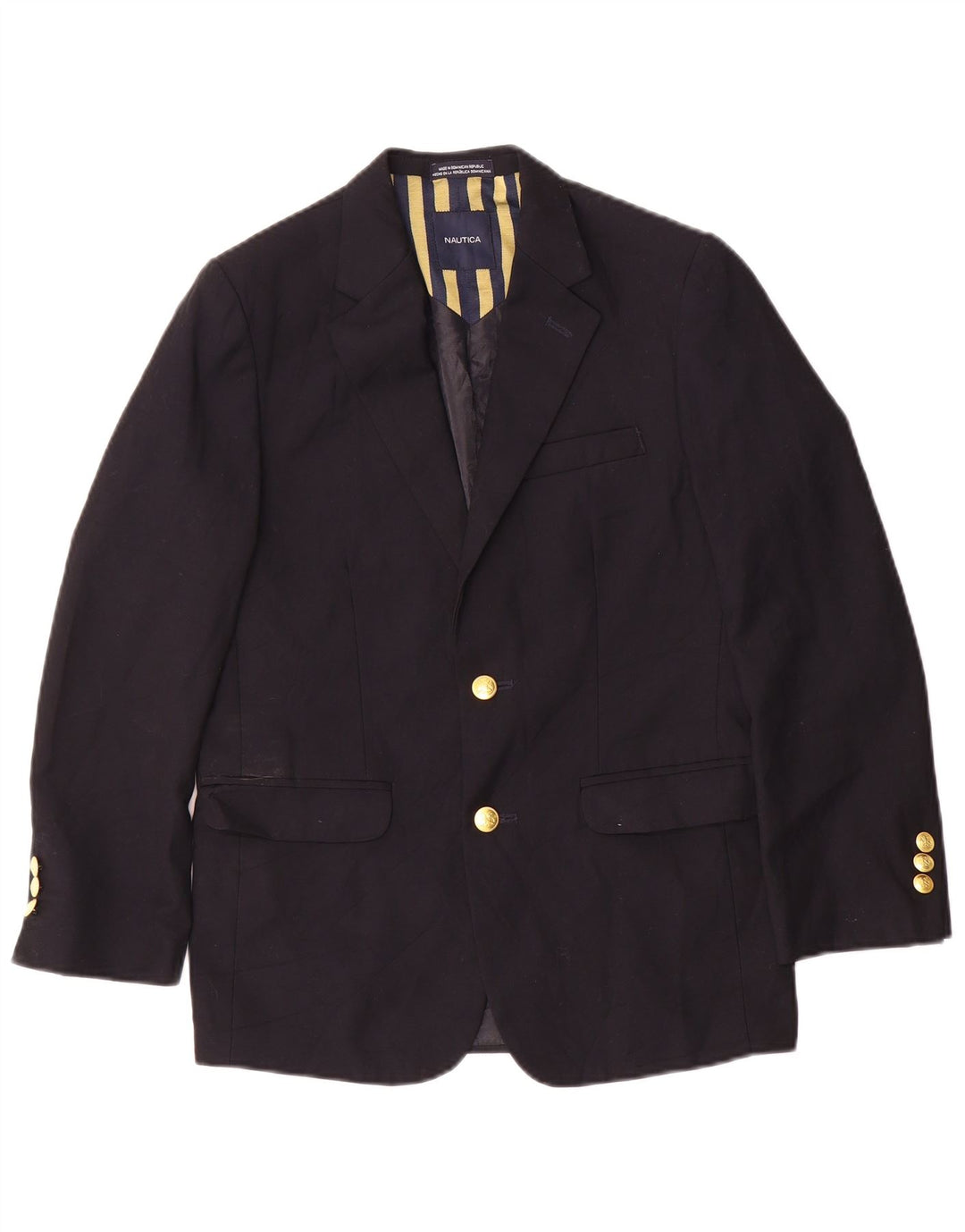 Nautica Chaqueta tipo blazer de 2 botones para niño 13-14 años Poliéster negro