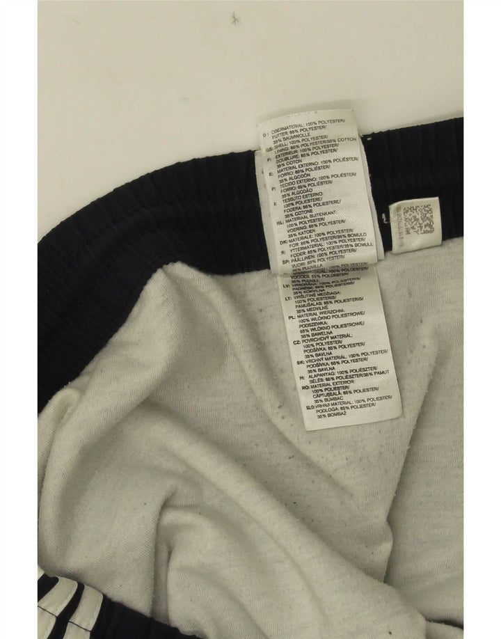Adidas - Pantalones cortos deportivos para hombre, talla grande, poliéster negro