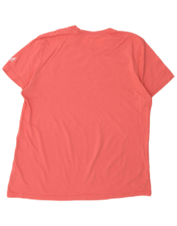 ADIDAS Camiseta Gráfica Mujer Top UK 20/22 XL Rosa Algodón