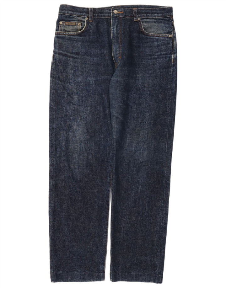 Calvin Klein Jeans rectos para hombre W33 L29 Algodón azul