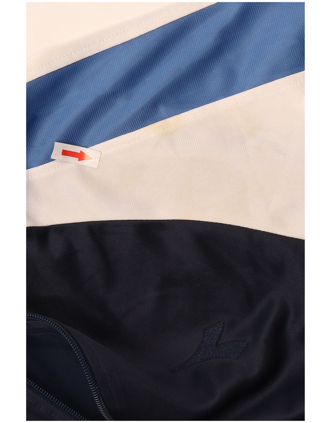 Diadora Hombre Chándal Top Jacket Large Azul Marino Colorblock Poliéster