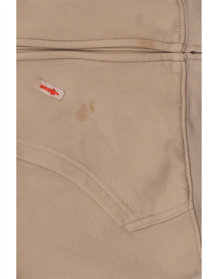 Champion Sudadera Con Capucha Y Cremallera Gráfica Para Hombre Algodón Mediano Blanco Roto