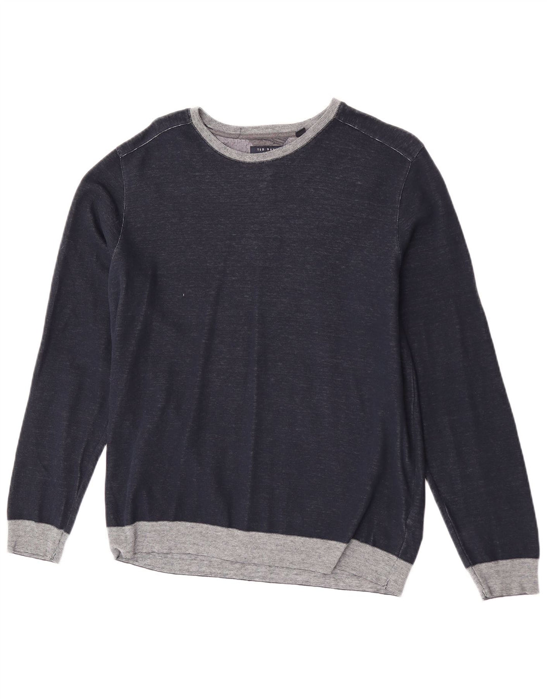 Ted Baker - Sudadera para hombre, talla 4, grande, color azul marino, algodón