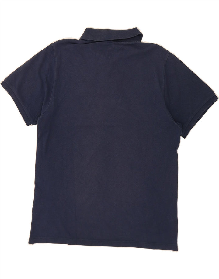 NIKE Mens Polo Shirt UK 39/41 Medium Navy Blue Cotton Vintage Nike and Second-Hand Nike from Messina Hembry 