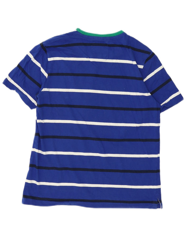 Crew Clothing Camiseta para mujer Top UK 40 Grande Algodón a rayas azules