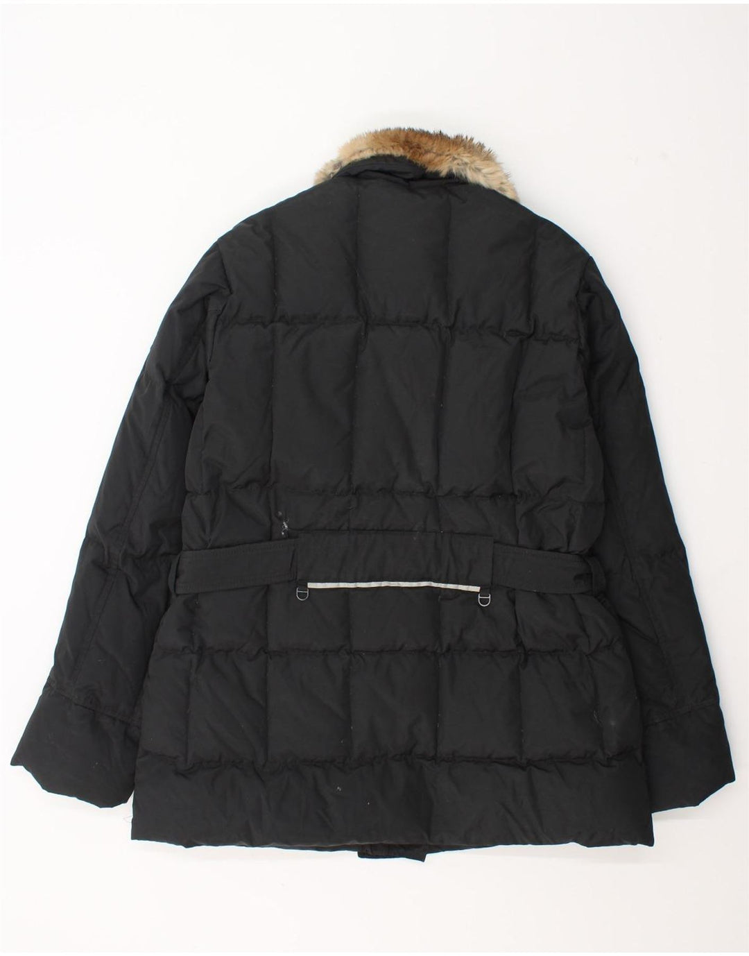 Chaqueta acolchada vintage para mujer IT 48 XL Poliamida negra
